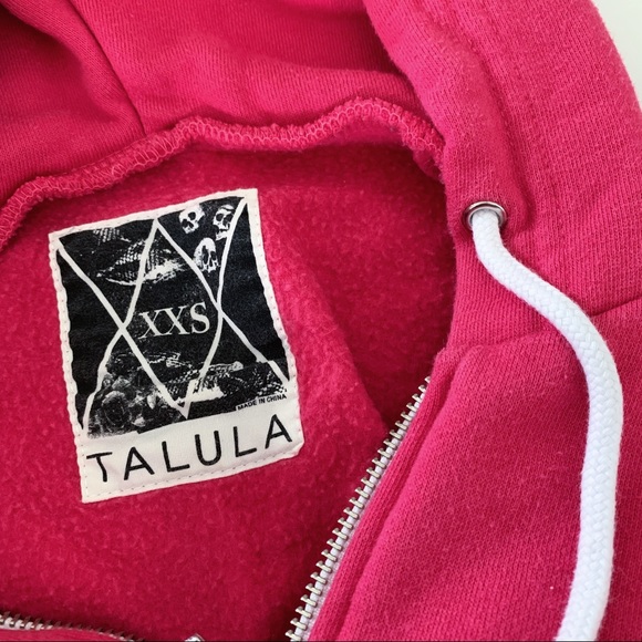 Aritzia // Talula Pink Zip-Up Hoodie - Picture 3 of 3